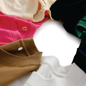 Heavyweight 100% Cotton T <b>Shirts</b> for <b>Men</b> Women Premium <b>Thick</b> Tee Bulk Wholesale Durable Casual Streetwear Soft Comfort - Product Image 6