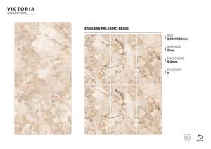 Azulejos de porcelana modernos con superficie adhesiva, tamaño 600x1200, azulejos grandes para pisos y paredes, para proyectos de villas, apartamentos y hoteles. - Product Image 5