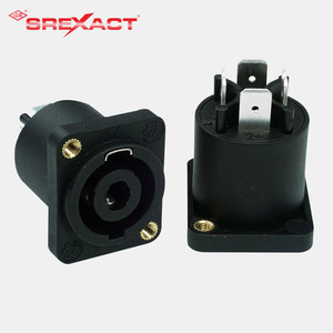 Conector de chasis de 4 polos para altavoz con inserto roscado M3 - Product Image 4