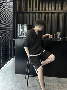 Polo plissé japonais Miyake de qualité supérieure pour homme – Coupe décontractée, col à revers, manches courtes, idéal pour le quotidien - Product Image 6