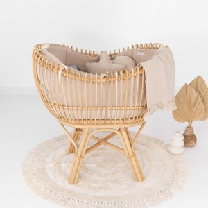 Cuna de bebé de ratán natural, cuna ecológica de bajo costo, cuna para recién nacidos, artículos esenciales para la guardería - Product Image 6