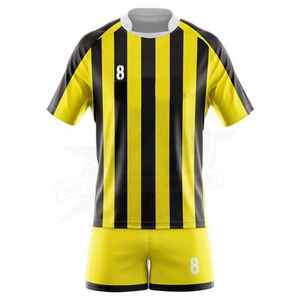 Maillot de rugby pour homme, manches courtes, col rond, imprimé par transfert thermique, évacuation de l'humidité, taille régulière et plus, 100 % polyester, adulte - Product Image 5