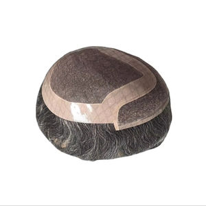 Peluca de Cabello Remy Chino Mono Front Lace Taz de Calidad Premium con Trama Única y Estilos de Ondas Profundas Naturales - Product Image 3