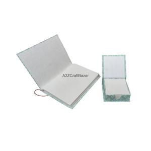 Handmade Block Print Fabric Cover Paper <b>Notebook</b> with Customizable Colors & Logo-Promotional Gift <b>Diary</b> - Product Image 4