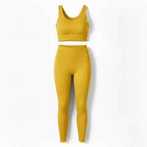 Conjunto de Yoga para Mujer 2026 de Alta Calidad con Logotipo Personalizado, Leggings de Cintura Media con Estampado Animal y Efecto Scrunch Butt, y Sujetador Deportivo a Juego - Product Image 5