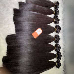 Precio al por mayor Todas las longitudes Hueso negro Recto Extensiones de cabello humano vietnamita Cutícula completa alineada - Product Image 6