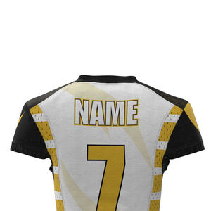 Maillots de football américain unisexes de haute qualité, vêtements de sport respirants, design sublimé personnalisable, protection antibactérienne et anti-UV - Product Image 6