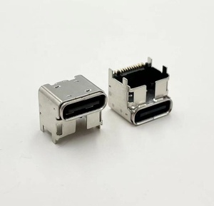 Tùy chỉnh <span class=keywords><strong>USB</strong></span> Loại C nữ nối 16pin ổ cắm <span class=keywords><strong>USB</strong></span> 3.1 90 độ cho PCB điện tử <span class=keywords><strong>SMT</strong></span> - Product Image 2