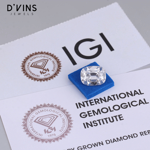 D'vins Jewels OMC Cut 3 CT VVS-VS 100% Diamante Suelto Real de Laboratorio con Corte Cojín, Relleno de Surat CVD HPHT para Engaste de Anillo - Product Image 4