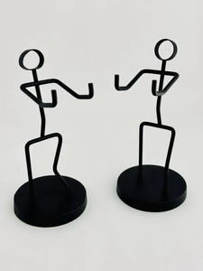 Sujetalibros de Hierro Tradicionales de Alta Calidad para Decoración Creativa de Estantes y Bodas, que Aportan Interés Visual y una Organización Estable de Libros - Product Image 4