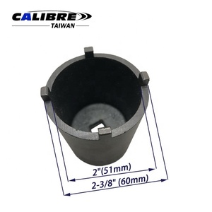 TAIWAN CALIBRE 4 Outer 1/2" Dr. 4WD Spindle Axle Hub Lock Nut <b>Socket</b> for 1/2 to 3/4 Ton Vehicles - Product Image 2