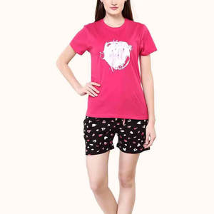 Ensemble short femme anti-transpiration facile à porter, manches courtes, avec logo personnalisé imprimé, look élégant - Product Image 6