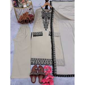 Ensemble Dupatta haut et bas de soirée pour femmes styliste pour un beau look - Product Image 2