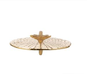 Glam Gold Flower Napkin Holder With <b>Paper</b> Napkins For Elegant Table Setting - Product Image 4