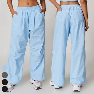 Pantalon de jogging respirant à séchage rapide, taille haute, léger, avec cordon de serrage, multi-poches, pour le sport et les loisirs, pour femme - Product Image 2