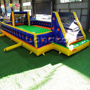 Arena de campo de fútbol con jabón de agua emocionante | Campo de fútbol inflable con tobogán N para exteriores - Product Image 3