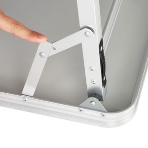 Tavolo da Bar Pieghevole Extra Lungo Portatile per Interni ed Esterni, Podio per Fiere, Feste, Picnic ed Esposizioni, Include Base per il Trasporto - Product Image 6
