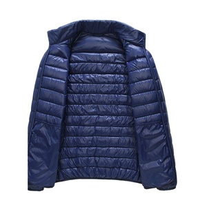 Vestes matelassées en coton décontractées et tendance pour hommes, manteaux d'hiver brillants et grande taille avec patchwork - Product Image 3