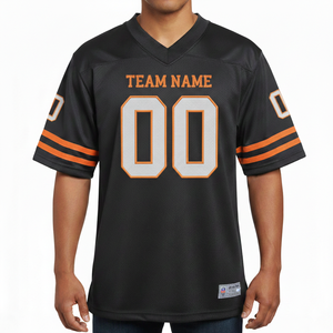 Maillot de football personnalisé en twill, style américain, uniformes d'équipe professionnels, tissu durable pour l'entraînement intensif - Product Image 1