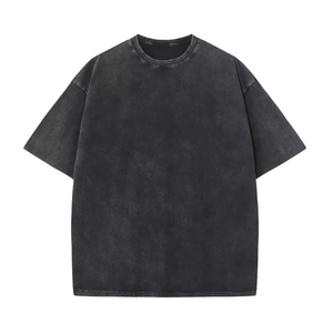 Camiseta Personalizada con Estampado DTG para Hombre, Estilo Acid Wash, Streetwear, Oversize, Stone Washed, Hip Hop, 100% Algodón, Camisetas con Gráficos Vintage - Product Image 3