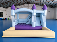 Château gonflable géant personnalisé pour enfants avec toboggan, château gonflable en PVC pour l'intérieur et l'extérieur, pour les fêtes et les jeux