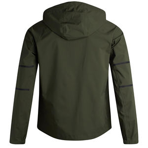 Lightweight <b>hooded</b> windbreaker <b>jacket</b> <b>soft</b> breathable <b>shell</b> for outdoor fitness travel training and everyday comfort - Product Image 2