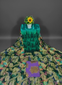Nuevo y Lujoso Dirac Somalí Modesto con Diseño Floral en Tela de Chifón Transpirable para Eventos Especiales Somalíes - Product Image 2