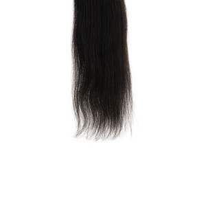 Extensiones de Cabello Natural Remy Yaki Liso con Trama Simple a Máquina - 12 Pulgadas, 200% de Densidad, Aptas para Todos los Colores - Product Image 2