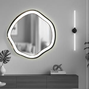 Mejore el aspecto interior de su hogar con este espejo minimalista premium de acero inoxidable con revestimiento PVD, diseñado para combinar líneas limpias con una sofisticación contemporánea. - Product Image 5