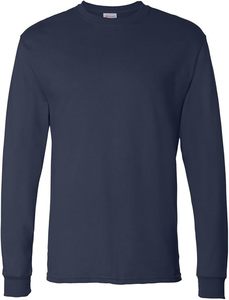 Camiseta de Manga Larga para Hombre, Cuello Redondo, 100% Algodón Jersey, Corte Regular, Antiencogimiento, Estilo Casual - Product Image 2
