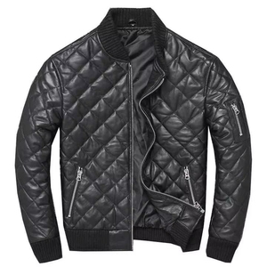 Chaquetas de Cuero para Motociclistas de Alta Calidad, Color Negro, Talla Grande, Estilo Punk, Personalizadas y Elegantes para Hombre - Product Image 3