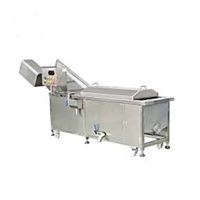 Automatische motor aangedreven milieuvriendelijke machine voor het blancheren van groenten en fruit, roestvrij staal, continue verwerking, multi-voltage
