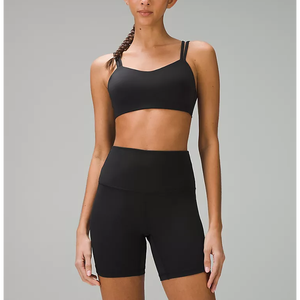 Ensemble de yoga 2 pièces de haute qualité, léger, respirant, séchage rapide, soutien-gorge de sport antichoc, effet push-up fessier, réversible - Product Image 6