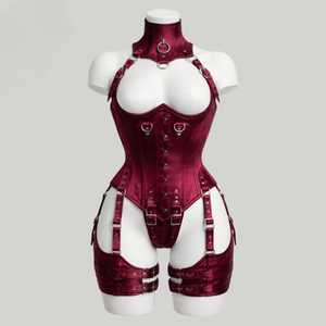 Faja Reductora de Cintura y Postura Ajustable de Cuero Sintético para Mujer, Tallas Grandes, Estilo Steampunk, con Control de Abdomen y Efecto Moldeador - Product Image 1