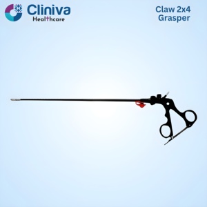 <b>Laparoscopic</b> Claw 2x4 Grasper Manual <b>Laparoscopic</b> <b>Instruments</b> Surgical <b>Instrument</b> Set - Product Image 2