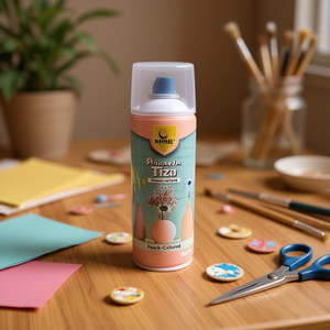 Pintura en Aerosol de Plástico Color Durazno Naranja de 400 ml para Manualidades, Hecho en China - Product Image 3