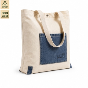กระเป๋าผ้าแคนวาสเคลือบลามิเนต 150 GSM สำหรับชายหาด ขนาด 45x35x14 ซม. รับทำโลโก้ตามสั่ง ขายส่ง OEM แบรนด์ส่วนตัว รุ่น SNC121PM - Product Image 3