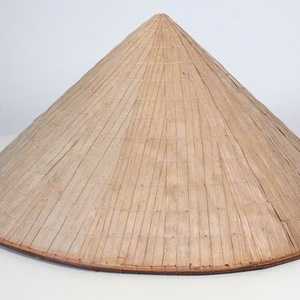 Natural Handmade Palm Leaf Non La With Bamboo <b>Frame</b> Wholesale - Product Image 2