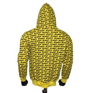 Sudadera con Capucha y Cremallera, Personalizada con Impresión Completa, Material de Poliéster/Algodón, Estilo Urbano, Fabricante OEM de Marca Privada - Product Image 2