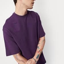 T-shirt ample pour homme, style urbain décontracté, couleurs vibrantes et jeune, design ample à manches larges, tricoté - Product Image 2