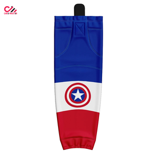 High Performance 100% Polyester Crew Design Ice Hockey <b>Socks</b> Custom Logo Factory Direct Wholesale Summer Season <b>Low</b> Sports <b>Socks</b> - Product Image 2