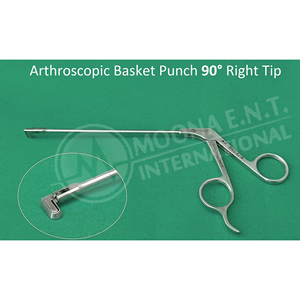 ตะกร้าเจาะข้อแบบส่องกล้อง 90 องศา °   เครื่องมือผ่าตัดแบบแมนนวลรุ่น Right Tip AR-0594/8 สำหรับการผ่าตัดข้อแบบส่องกล้อง - Product Image 1