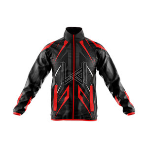 Men's Casual Spring Wear Nylon Coated Windproof Windbreakers Breathable Eco Friendly Pattern Turtleneck Collar Zipper Closure - Product Image 1