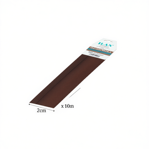 Nastro di tessuto ILAN 2 cm x 10 m marrone per cucito e artigianato - Product Image 2