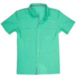 Chemises de pêche anti-UV à manches longues pour hommes, en polyester imprimé, respirantes et anti-transpiration - Product Image 5