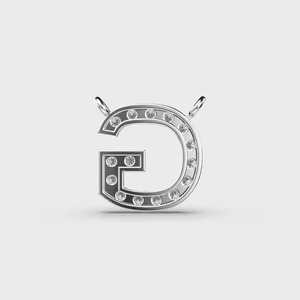 Grateful G Diamond Pendant Silver Plated Moissanite <b>Cushion</b> Cut Hip Hop Unisex Trendy Unique Design Party From Surat - Product Image 2