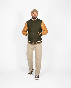 Dernier style de veste universitaire d'hiver pour homme, nouveau design, haute qualité, laine/cuir, multicolore, prix bas, meilleures ventes - Product Image 4