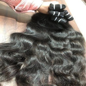 ช่อผมมนุษย์แท้100% เส้นผมมนุษย์แท้15A 12A แบบมัดสองชั้น - Product Image 6
