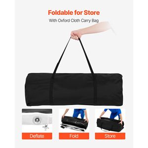 Colchoneta Inflable de PVC Grueso de 10x10 pies para Lucha Libre, Gimnasio en Casa, Ejercicio, Círculos de Entrenamiento Plegables, 60 Capas Protectoras para Artes Marciales - Product Image 5