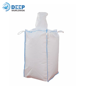 Bolsas Jumbo FIBC de 1 tonelada con boquilla superior y fondo cerrado, de alta resistencia, de tela tejida de PP, para envío, de fabricante mayorista. - Product Image 3